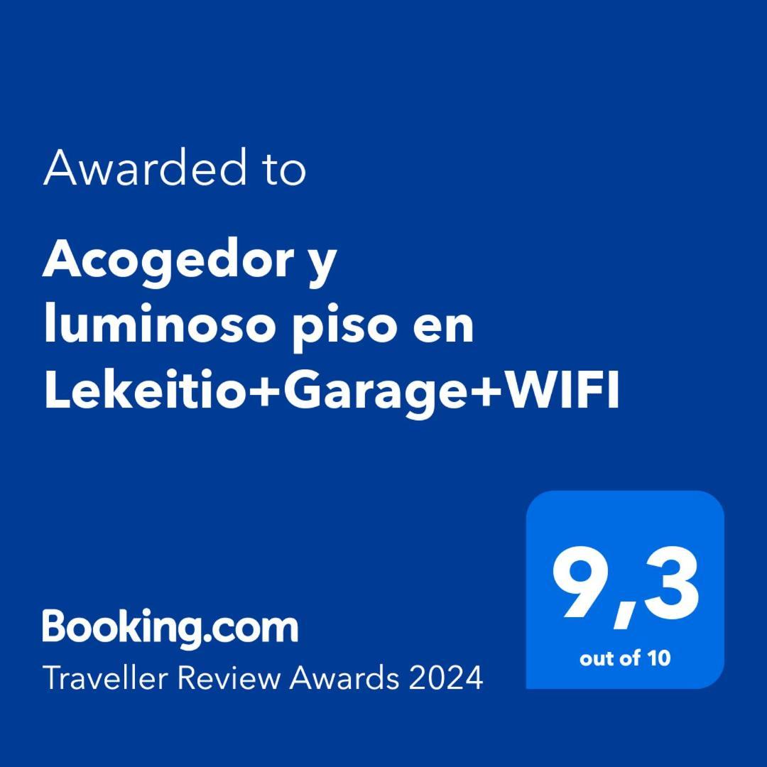 Apartamento Lekeitio, Garaje Y Wifi ภายนอก รูปภาพ